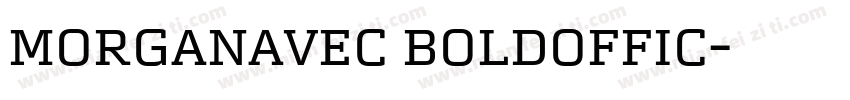MorganAvec BoldOffic字体转换